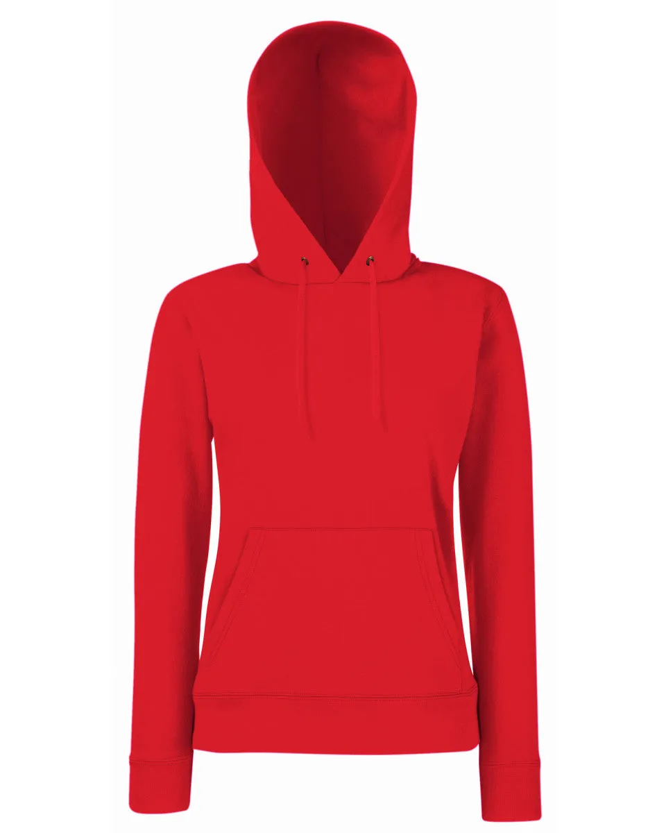 62038 Fruit Of The Loom Lady-Fit Classic Hooded Sweat