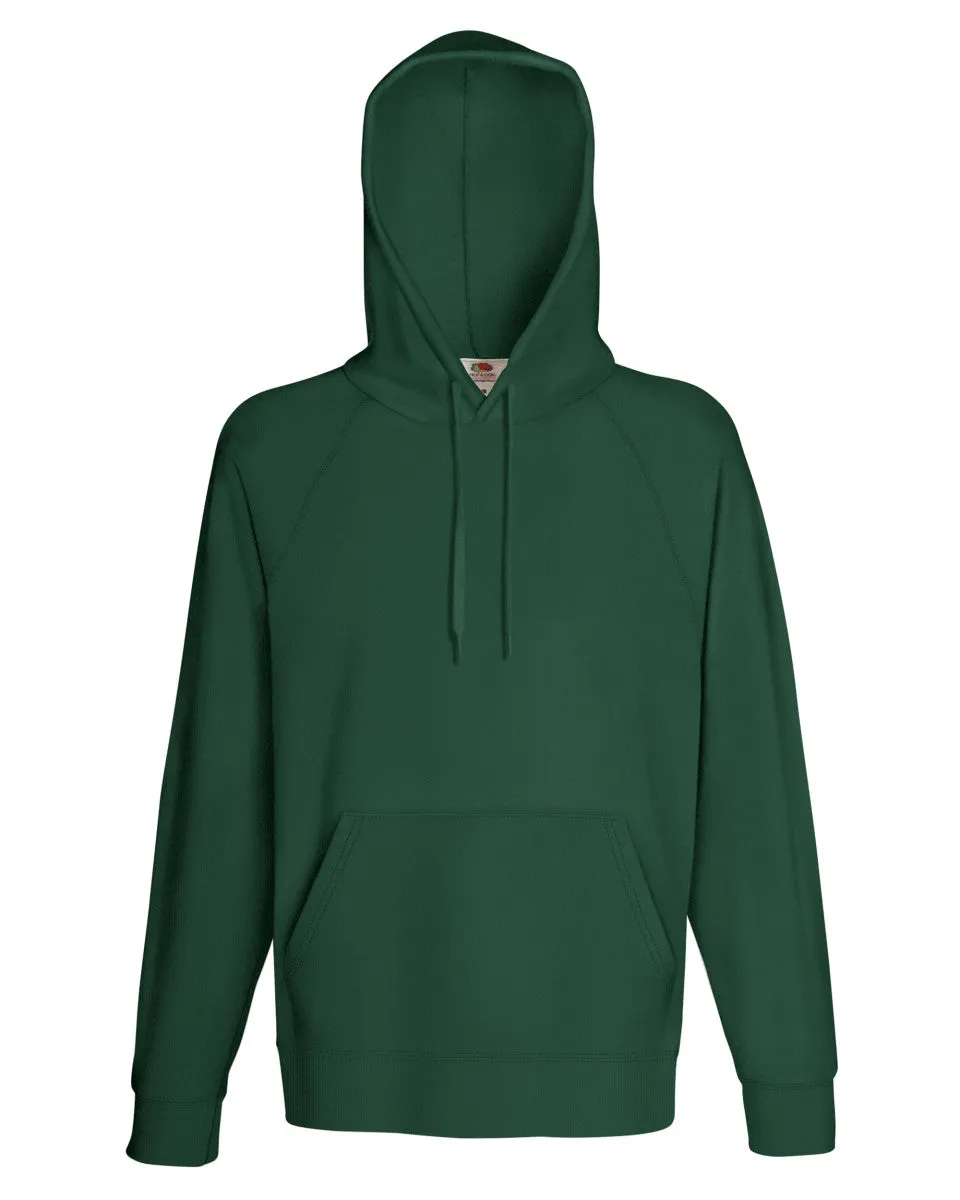 62140 Fruit Of The Loom Men's Lightweight Hooded Sweat