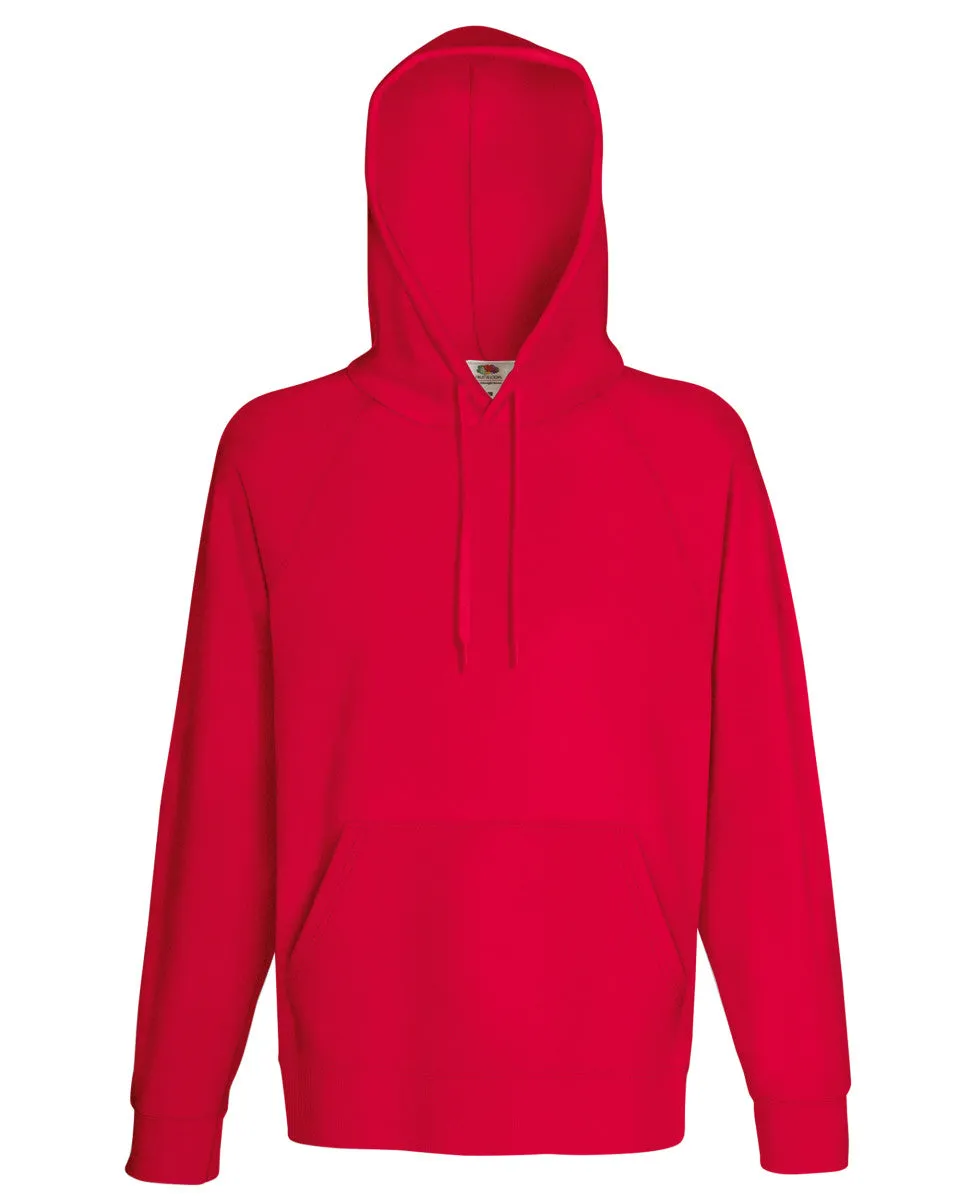 62140 Fruit Of The Loom Men's Lightweight Hooded Sweat