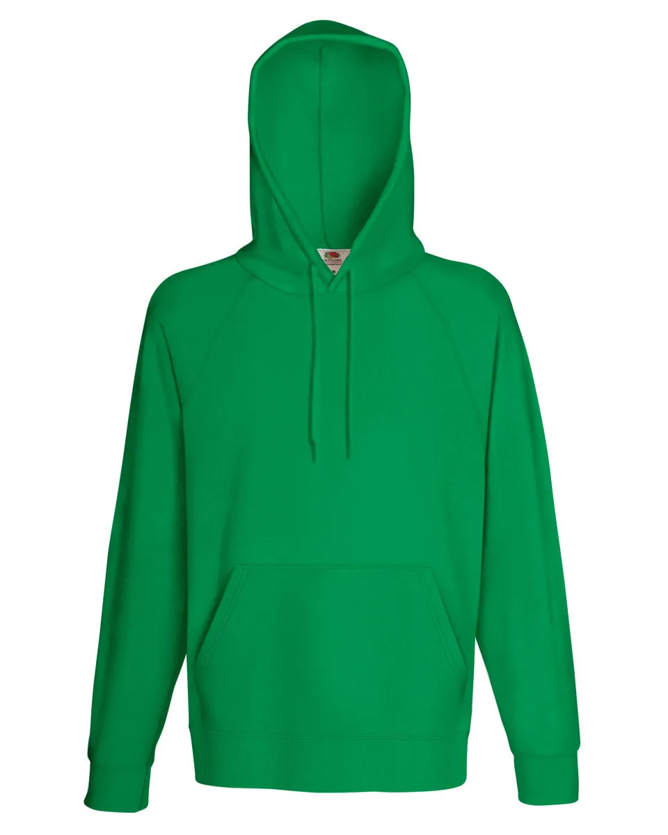 62140 Fruit Of The Loom Men's Lightweight Hooded Sweat