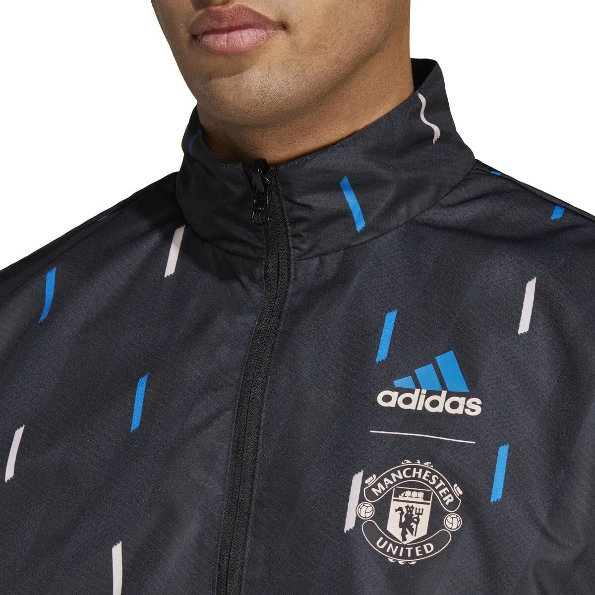 adidas Men's Manchester United FC Anthem Reversible Jacket | HT1997