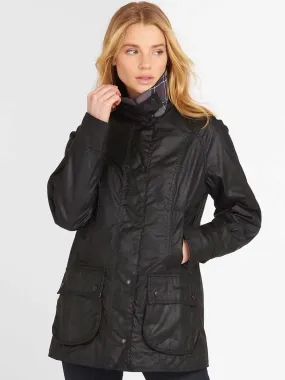 BARBOUR Beadnell Wax Jacket - Women's - Black