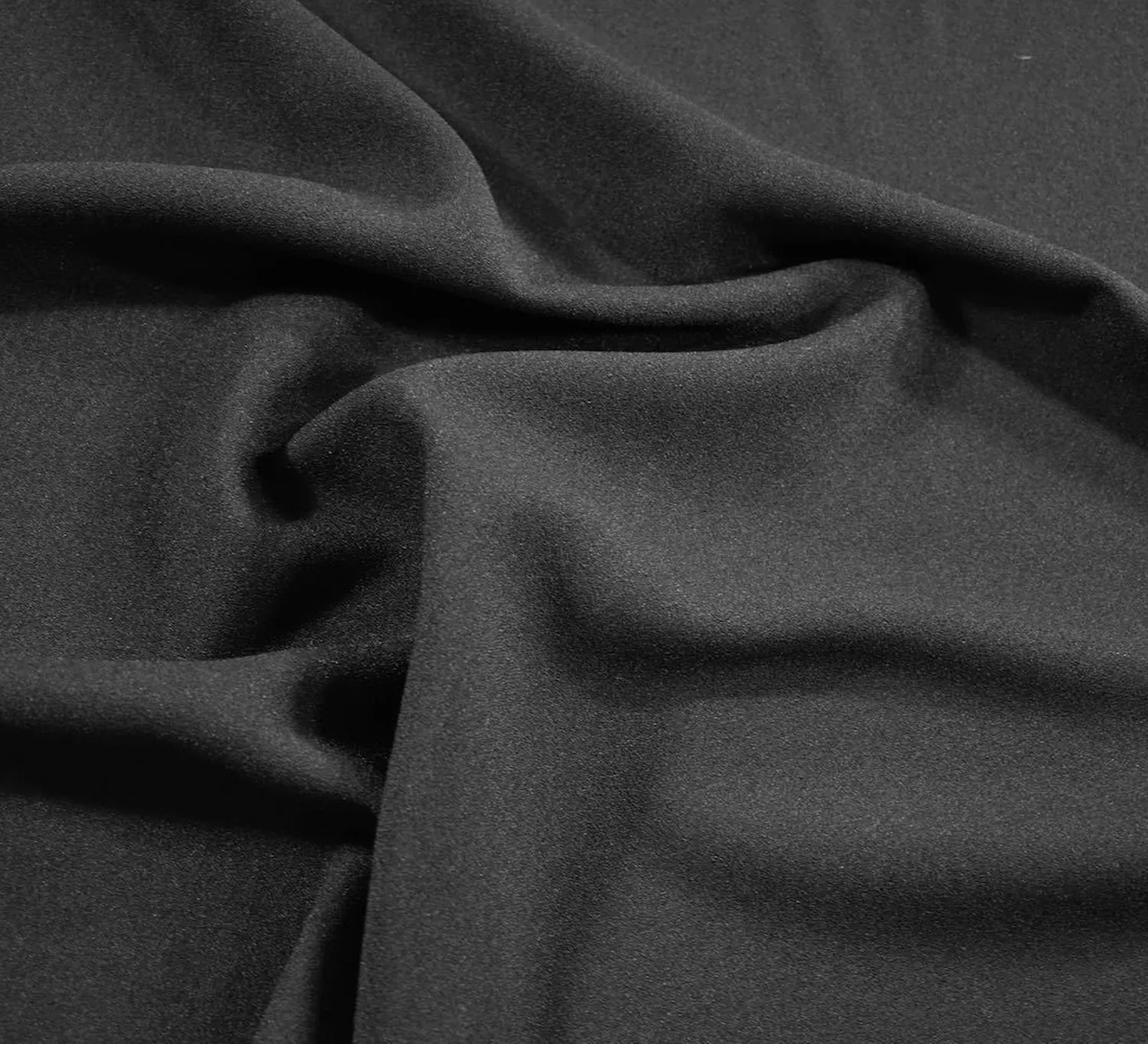 Black Crêpe Fabric