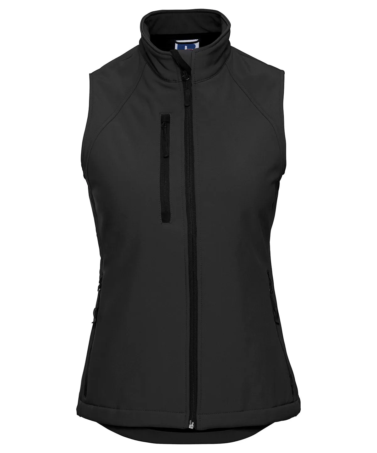 Black - Women's softshell gilet