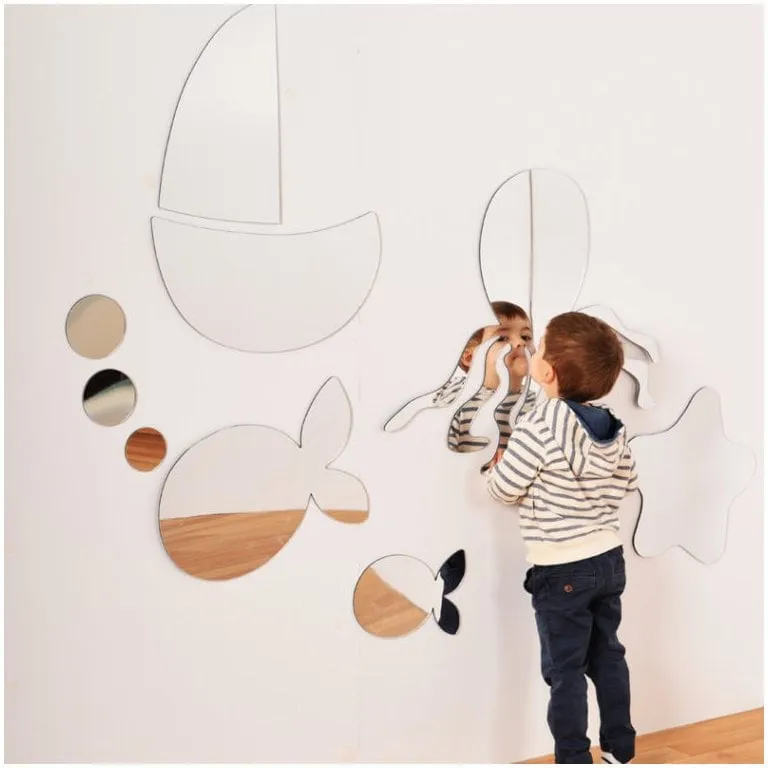 Children's Plastic Safety Mirrors - Sand And Sea