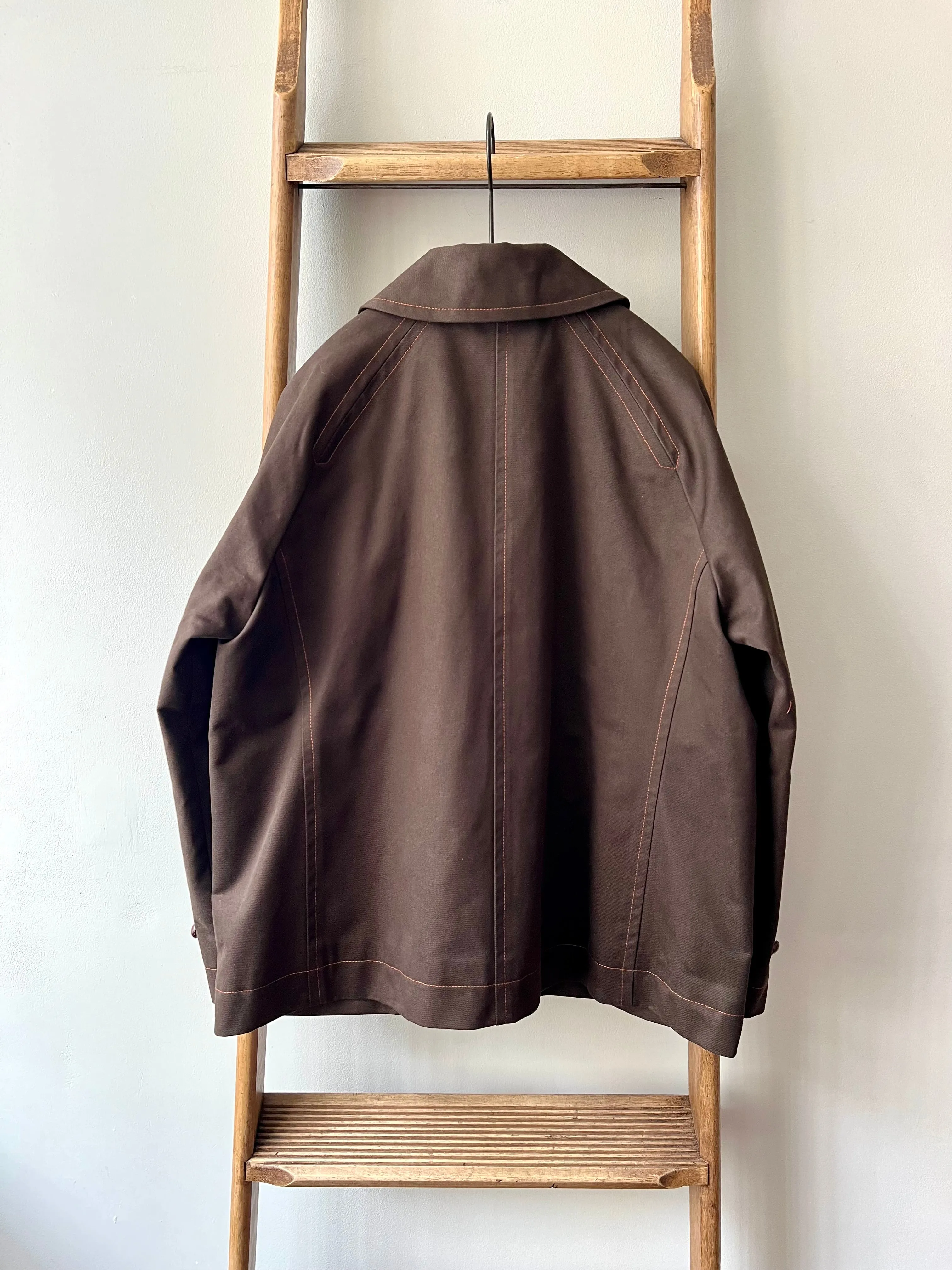 Cotton Twill Field Jacket / Brown