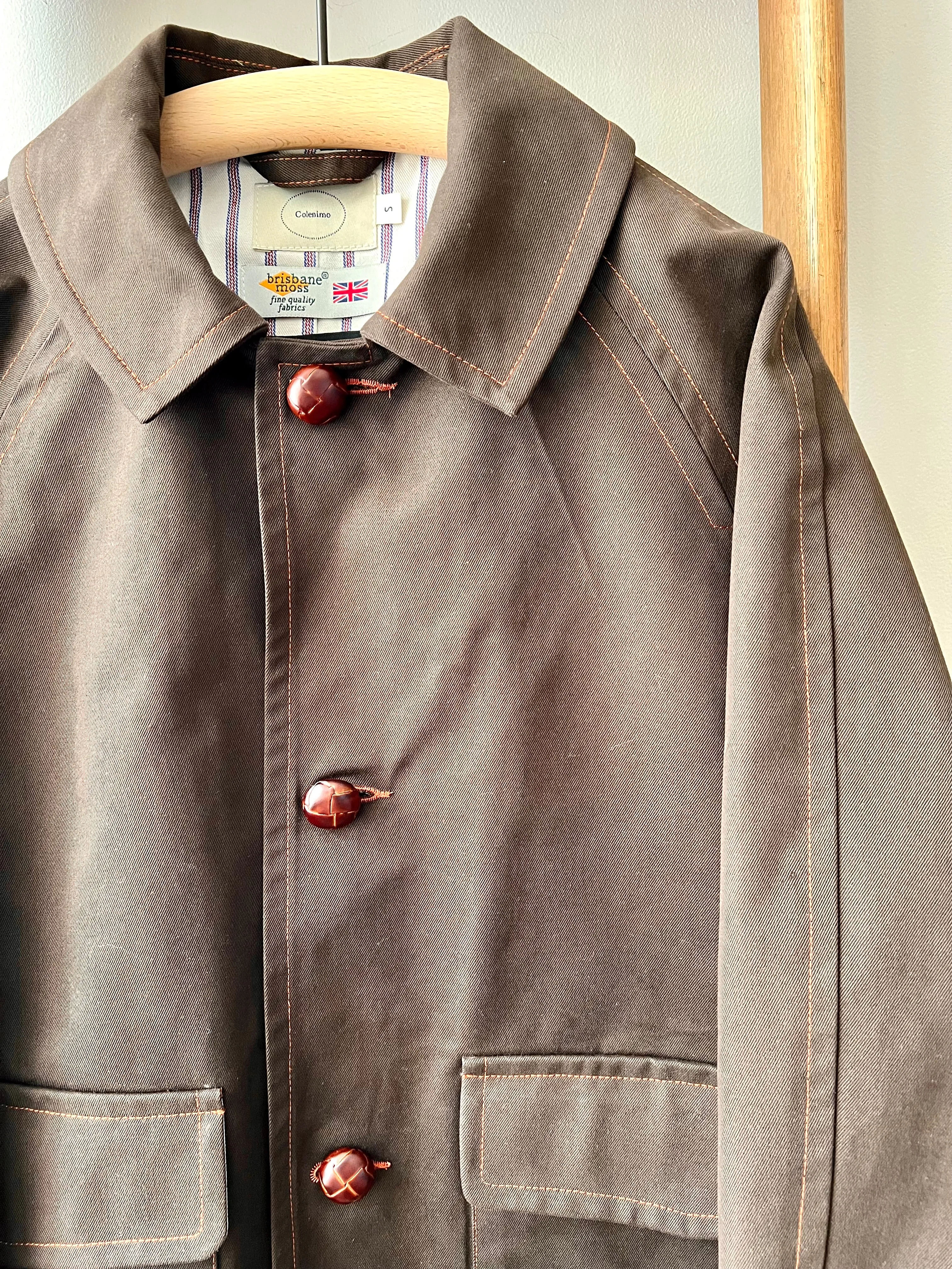 Cotton Twill Field Jacket / Brown