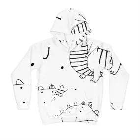 Doodle Dinosours - Inovax Children's Hoodie