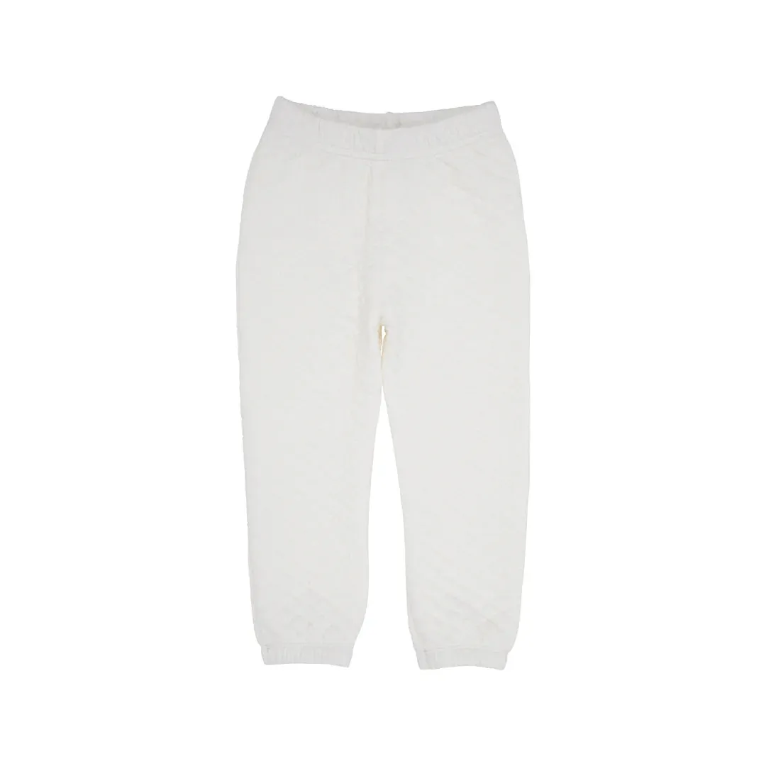 Gates Sweeney Sweatpant - Quilted Palmetto Pearl - FINAL SALE