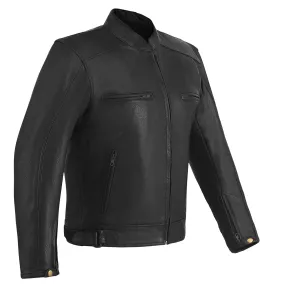 HMM538 Men's Cowhide Premium Leather Scooter Jacket with Conceal Carry