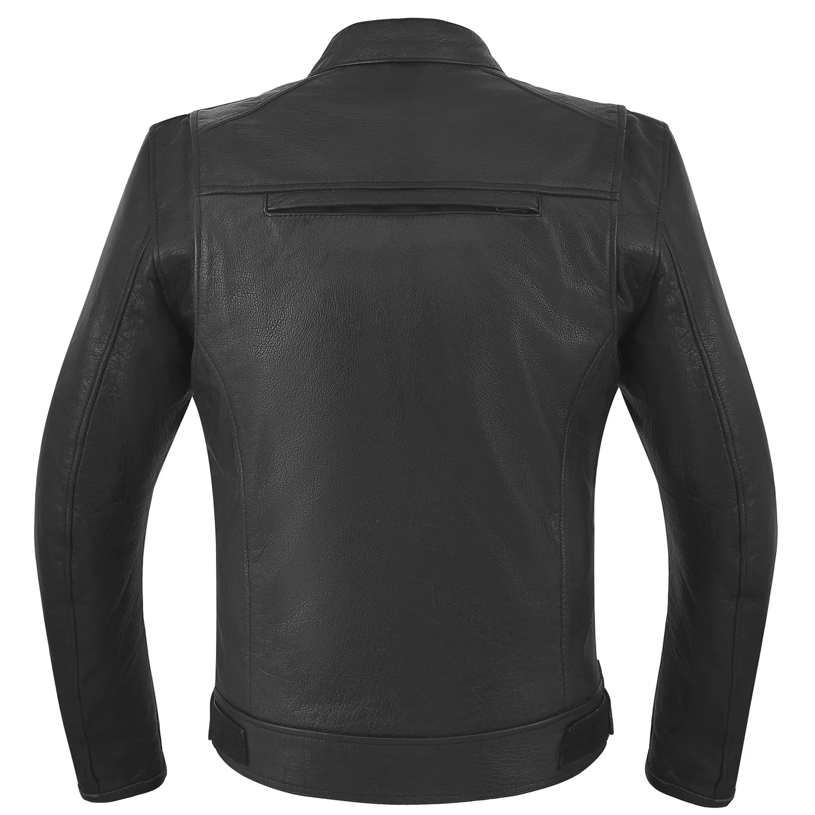 HMM538 Men's Cowhide Premium Leather Scooter Jacket with Conceal Carry