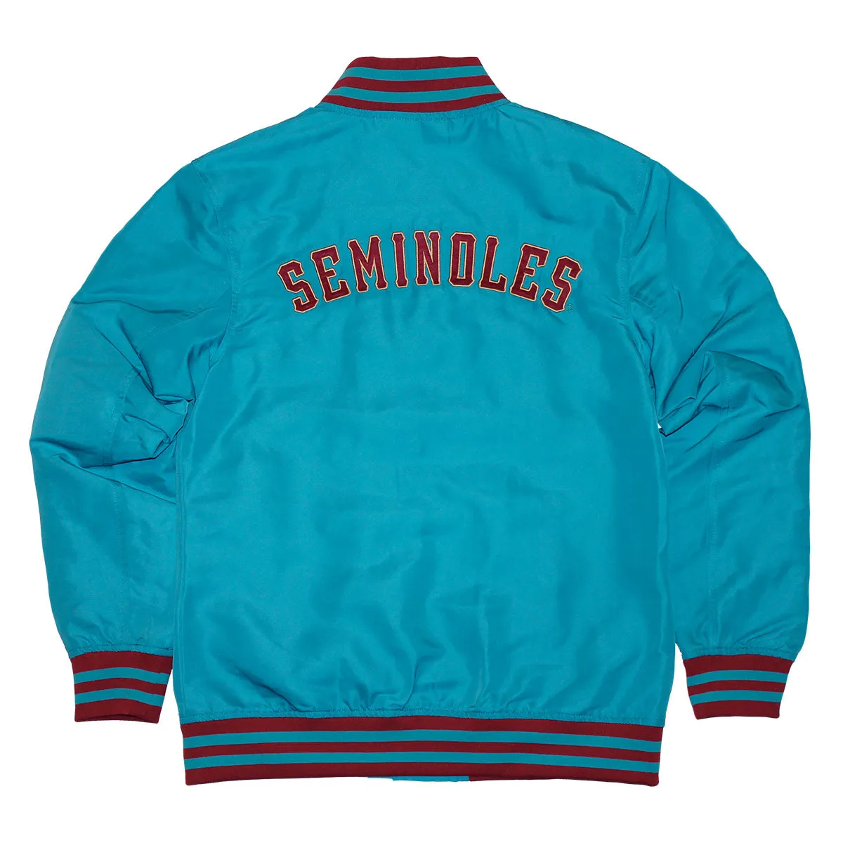 Homefield Men's Seminole Logo/Seminoles Bomber Jacket - Turquoise