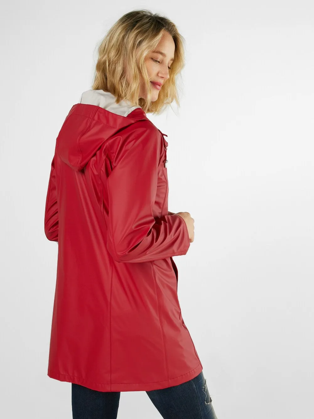 Ilse Jacobsen raincoat, red