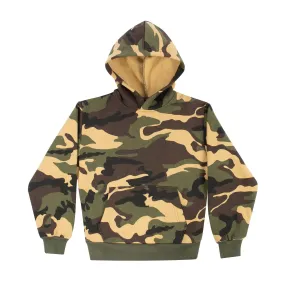 Kid's Camo Pullover Hooded Sweatshirt