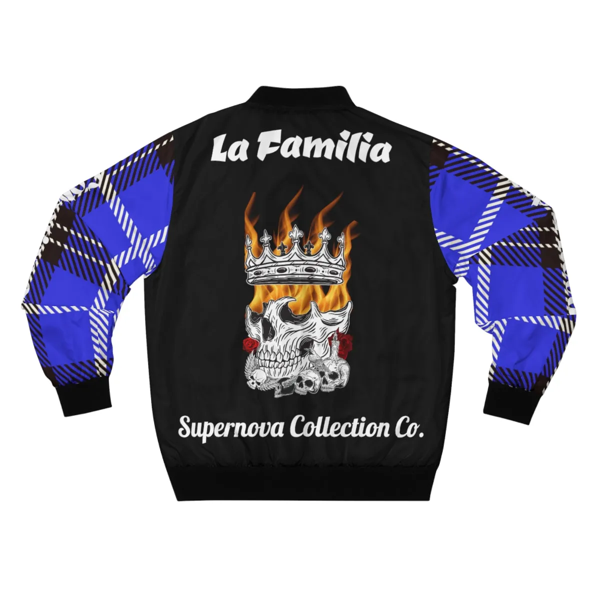 La Familia Fire Skull Bomber Jacket