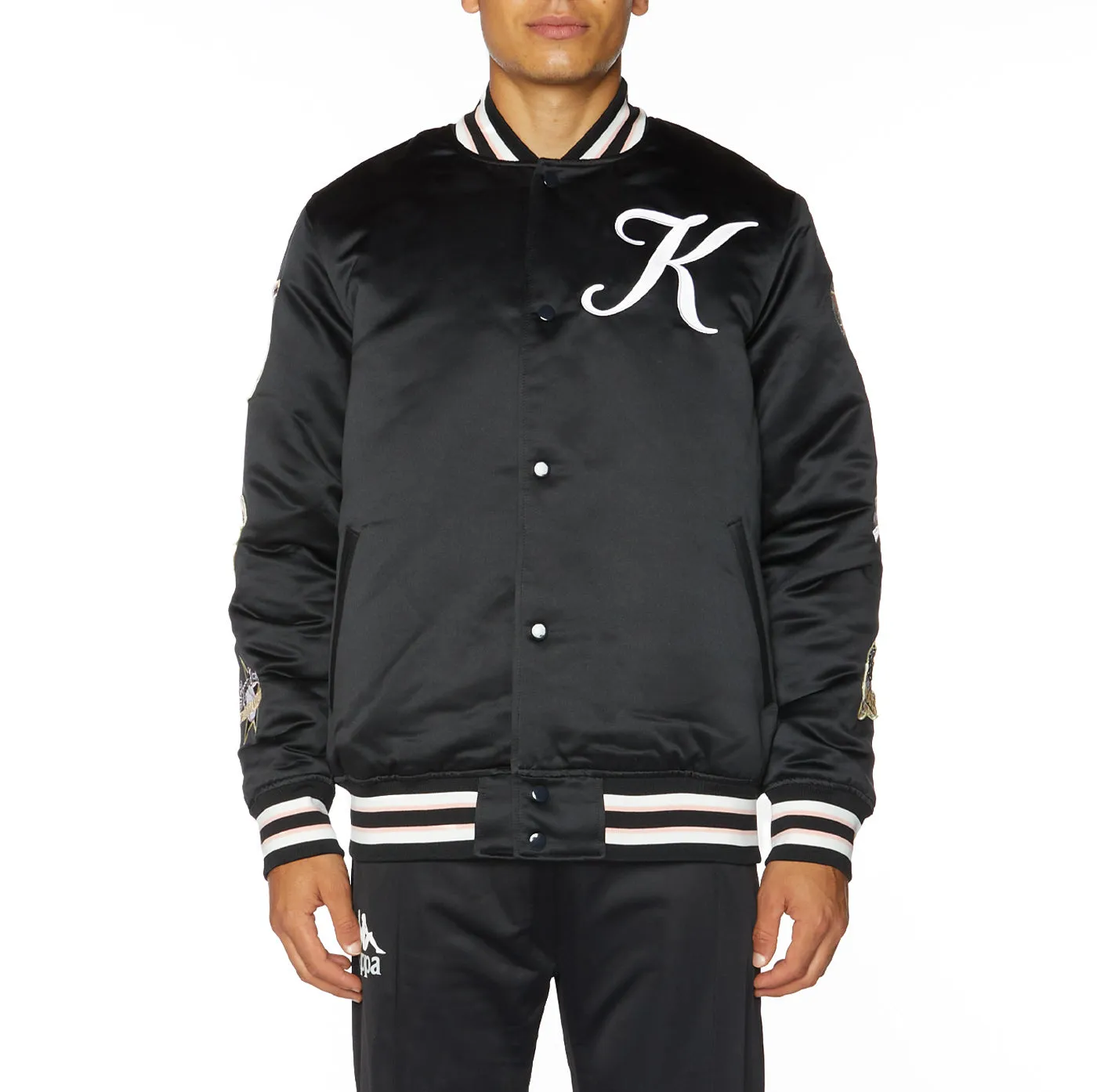 Logo Jasper Bomber Jacket - Jet Black