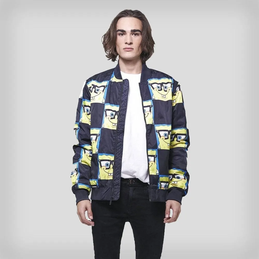 Men's Nickelodeon Spongebob Bomber Jacket - FINAL SALE