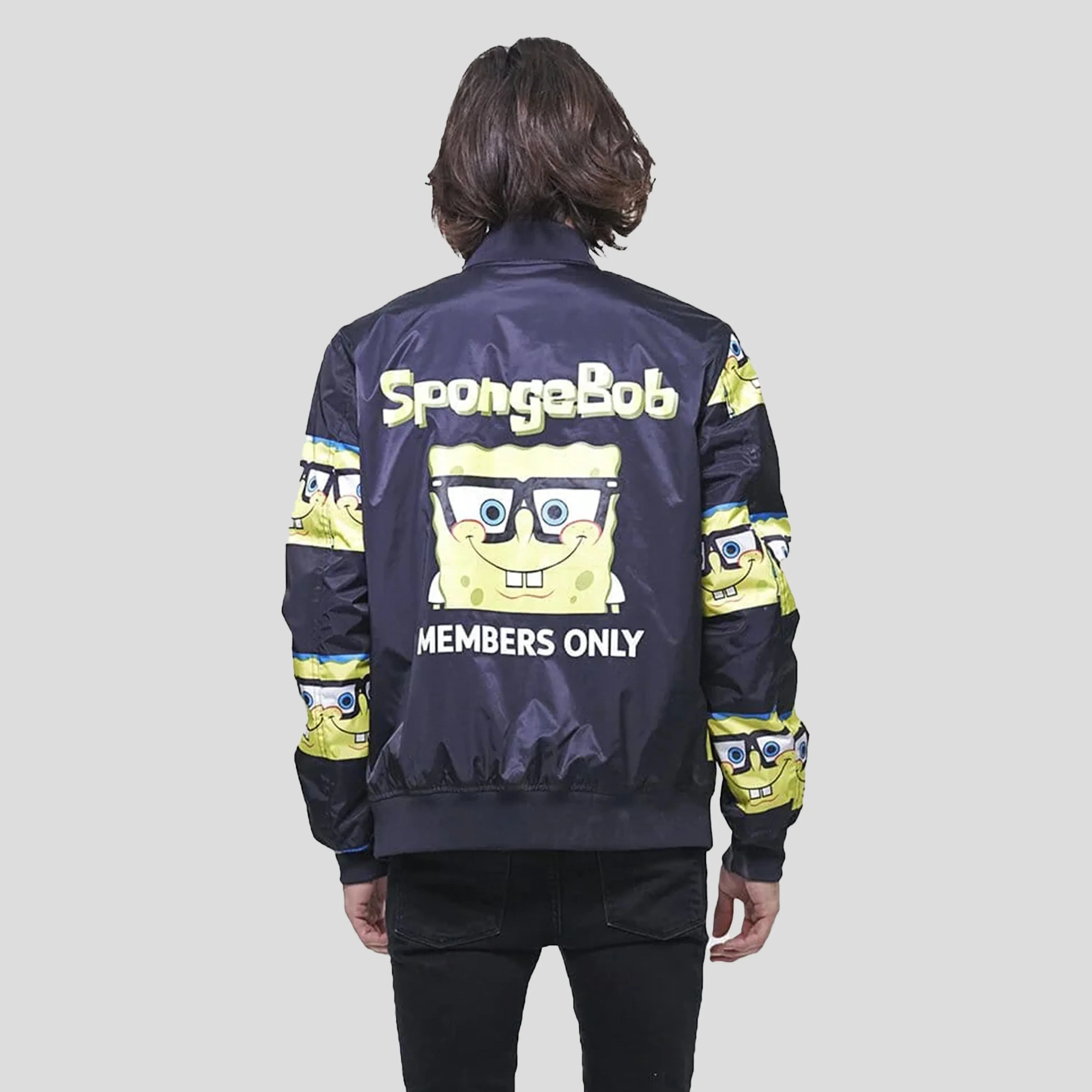 Men's Nickelodeon Spongebob Bomber Jacket - FINAL SALE