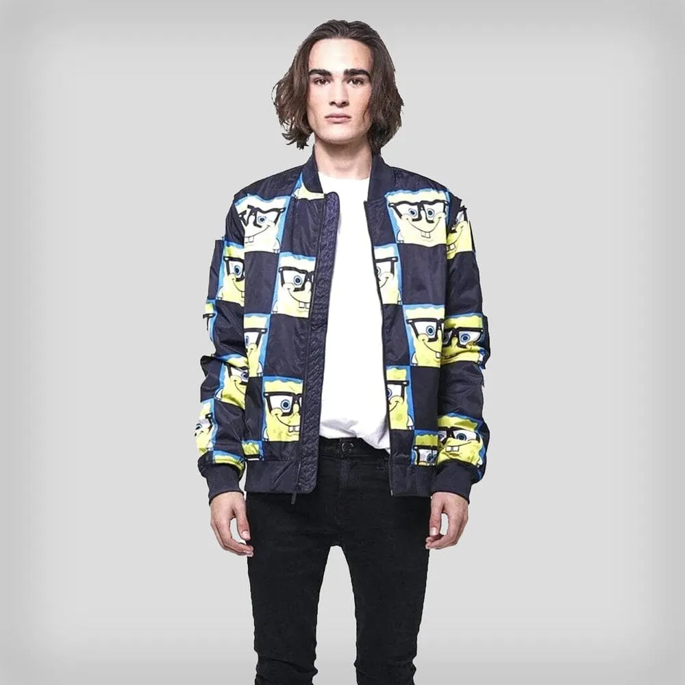 Men's Nickelodeon Spongebob Bomber Jacket - FINAL SALE