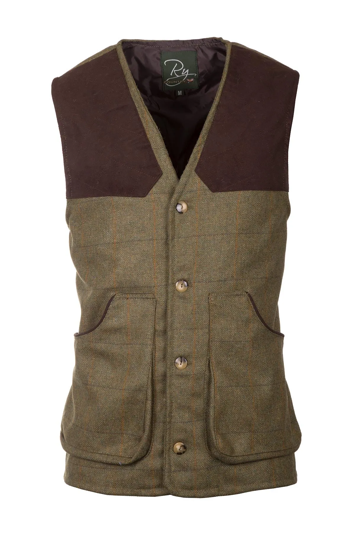 Men's Tweed Shooting Waistcoat - Danby