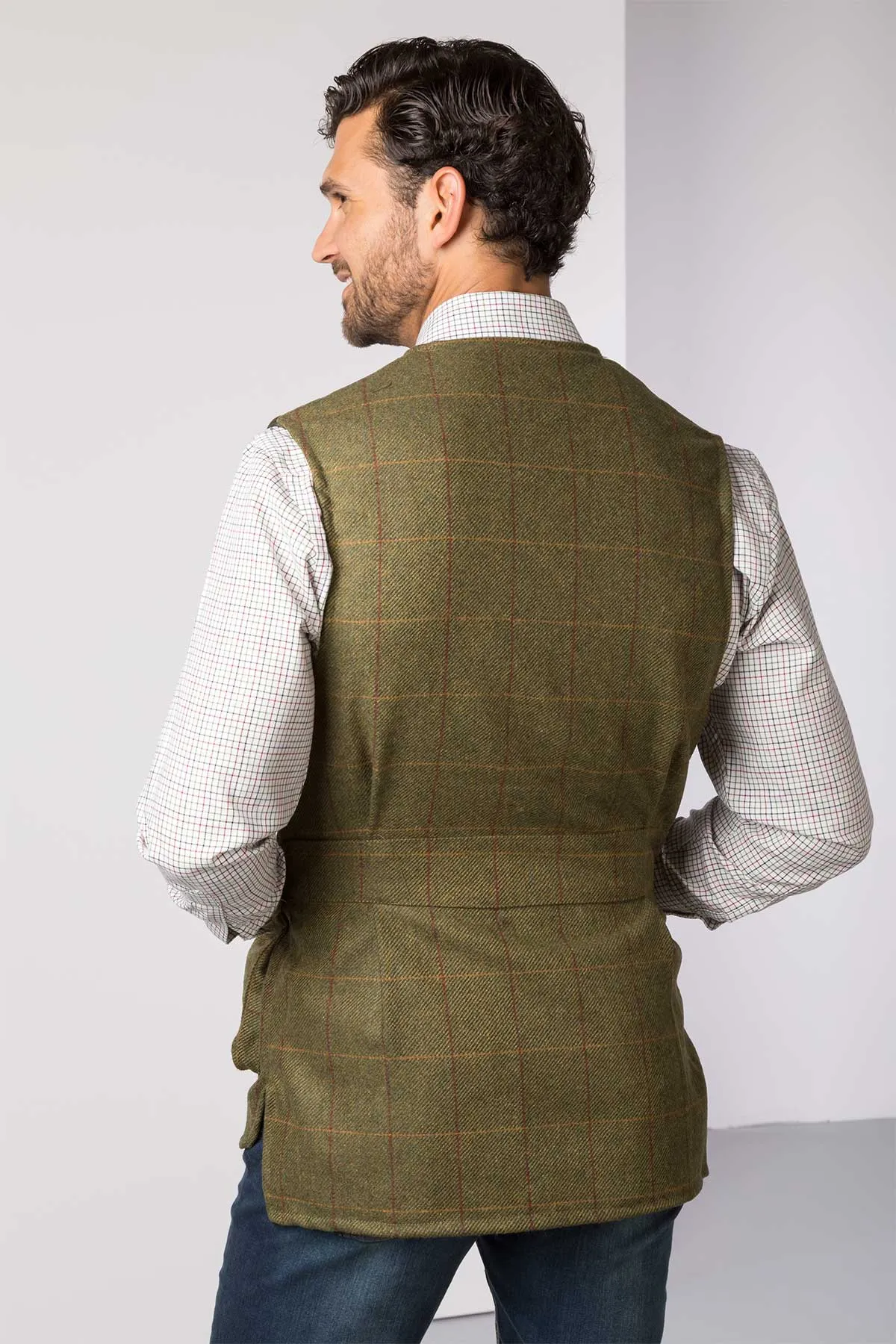 Men's Tweed Shooting Waistcoat - Danby