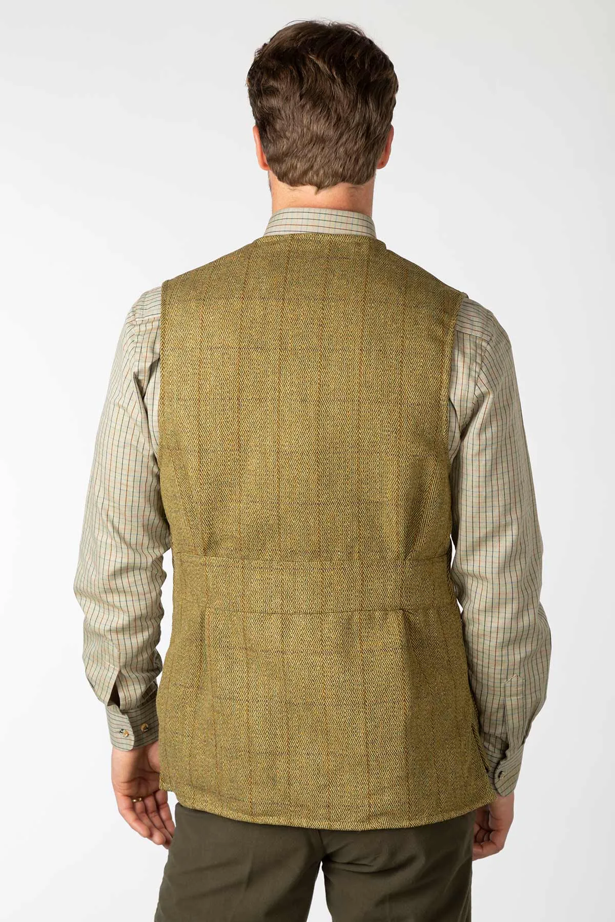 Men's Tweed Shooting Waistcoat - Danby