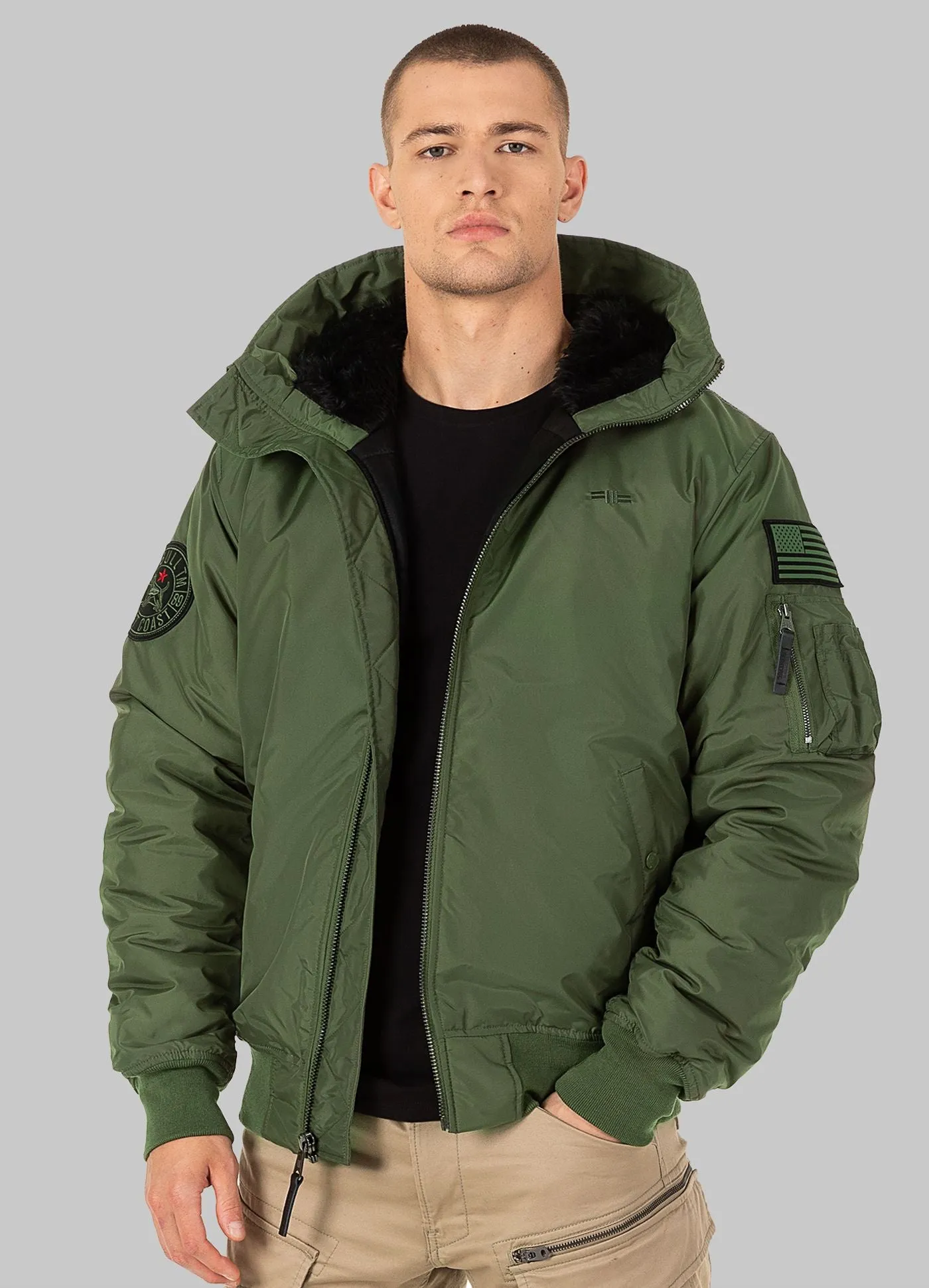 Men's winter hooded jacket Beejay II