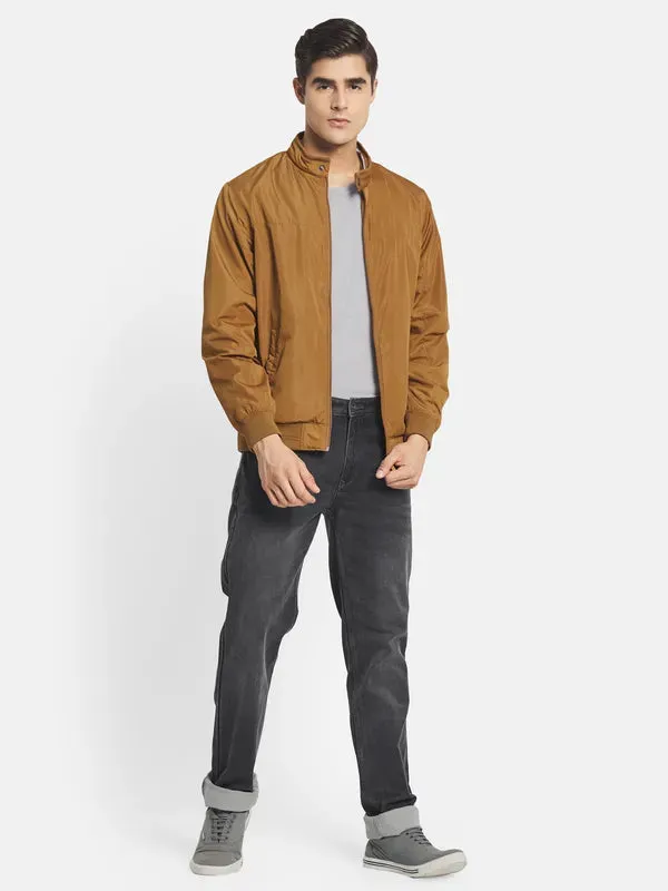 Mettle Men Brown Bomber Jacket