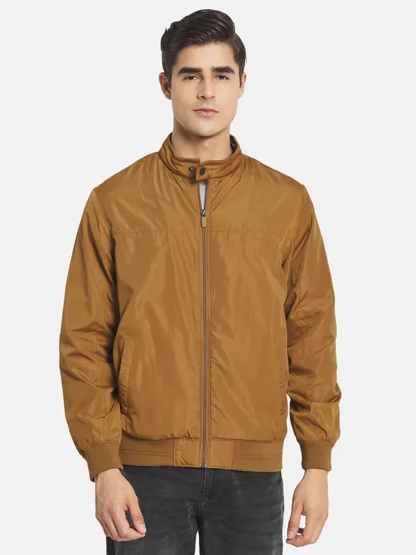 Mettle Men Brown Bomber Jacket