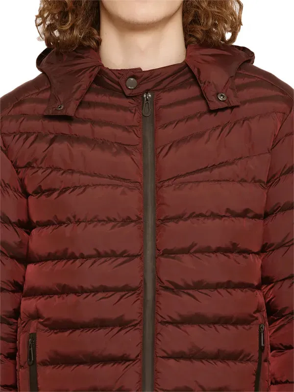 Mettle Men Puffer Front Open Jacket