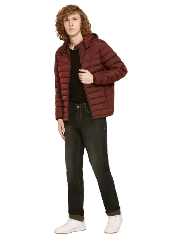 Mettle Men Puffer Front Open Jacket