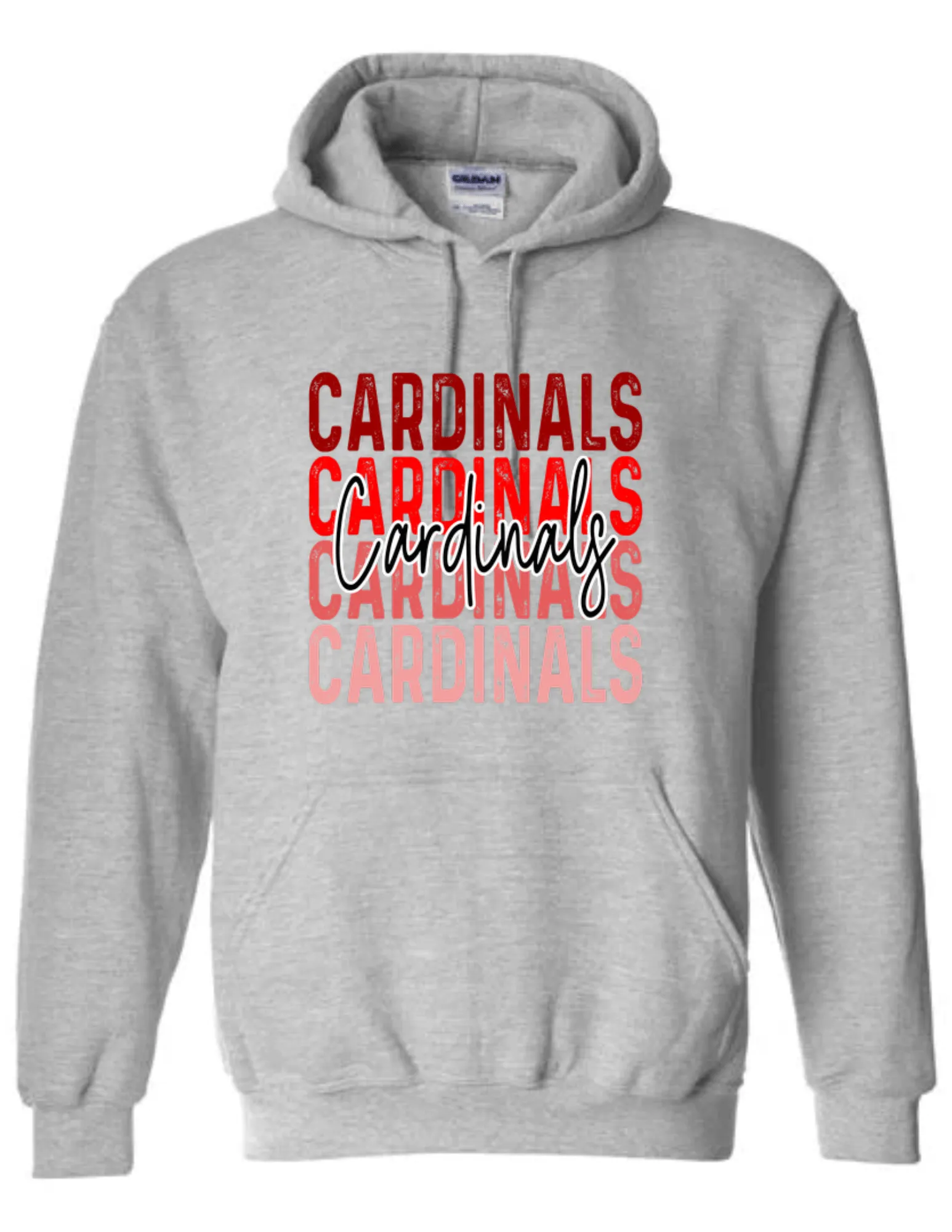 Ombre Cardinal Hoodie: Youth