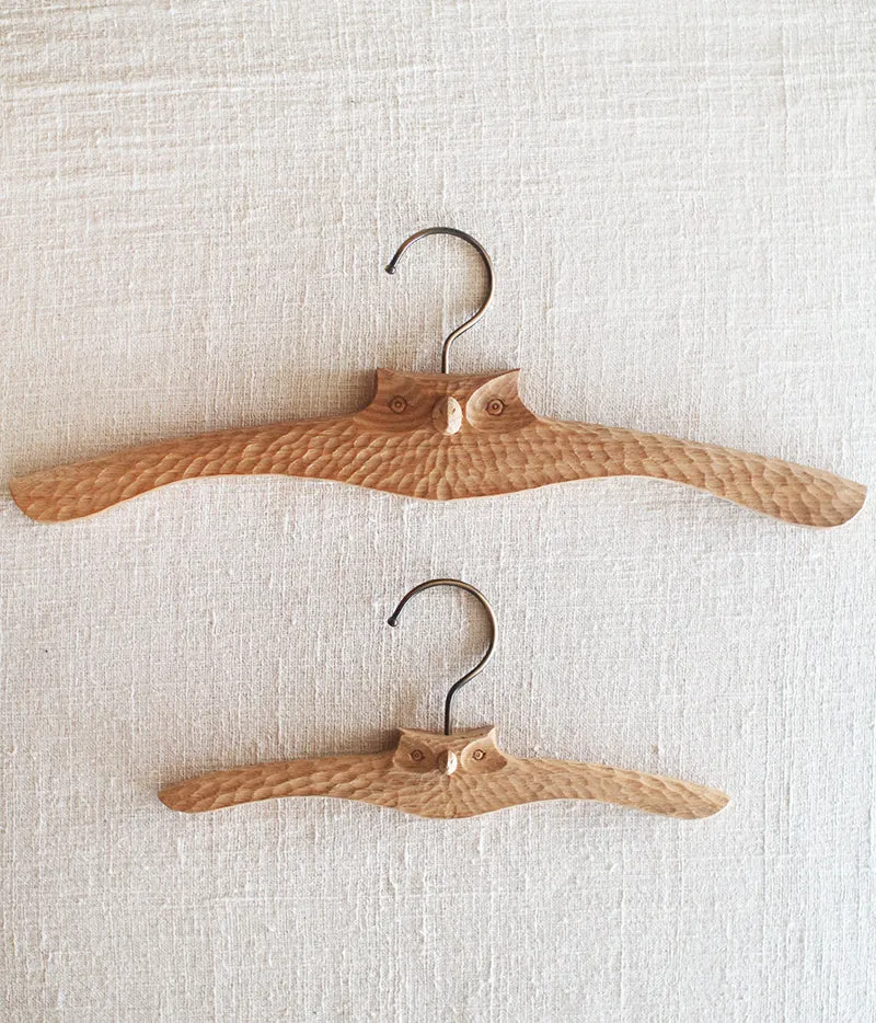 Owl Cloth Hanger (Kids size)