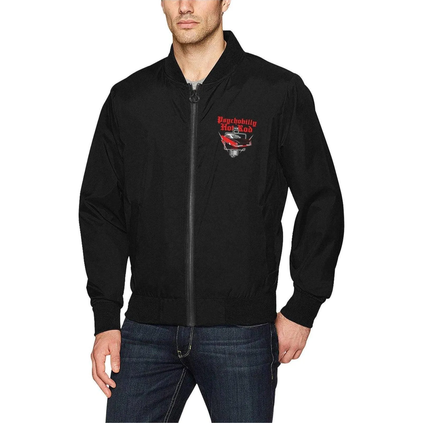 PSYCHOBILLY HOTROD Men's Hot Rod Bomber Jacket