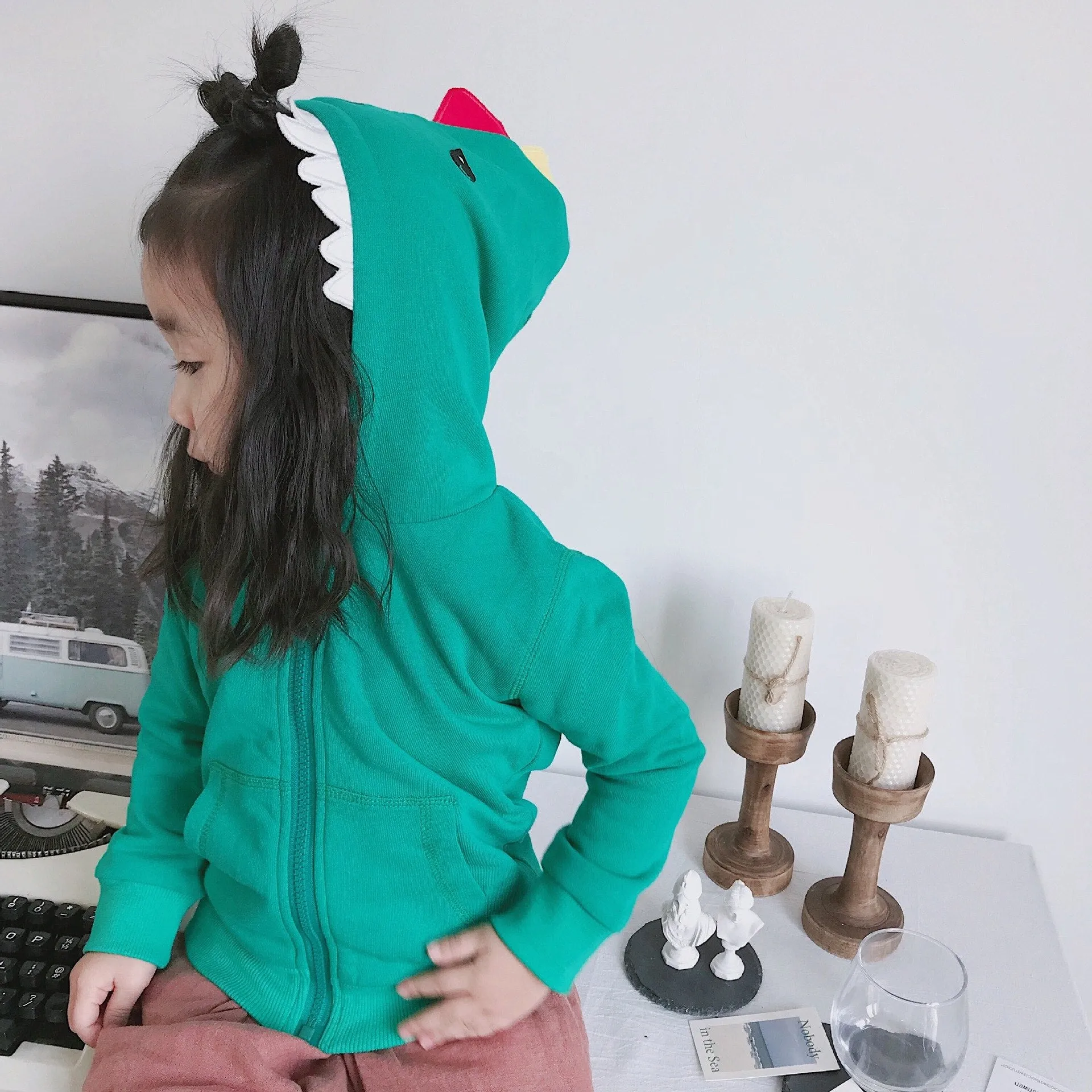 Rawr I'm A Dinosaur Sweatshirt Zip Up Hoodie