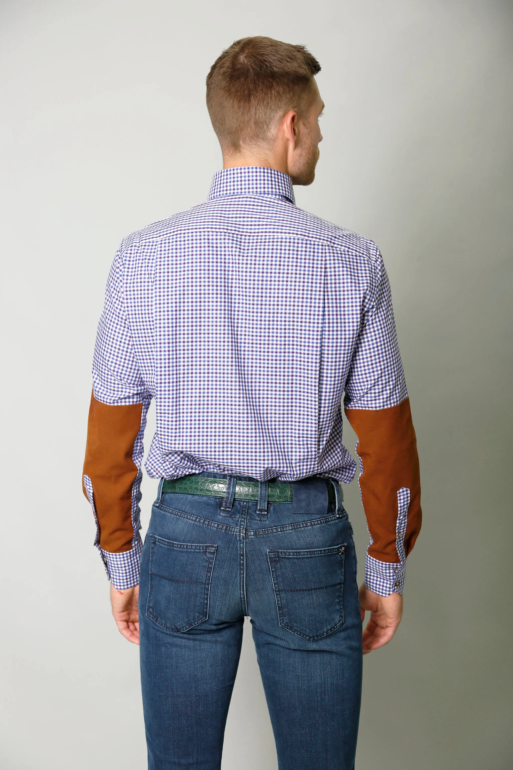 Rip Field Shirt - Purple/Blue Gingham