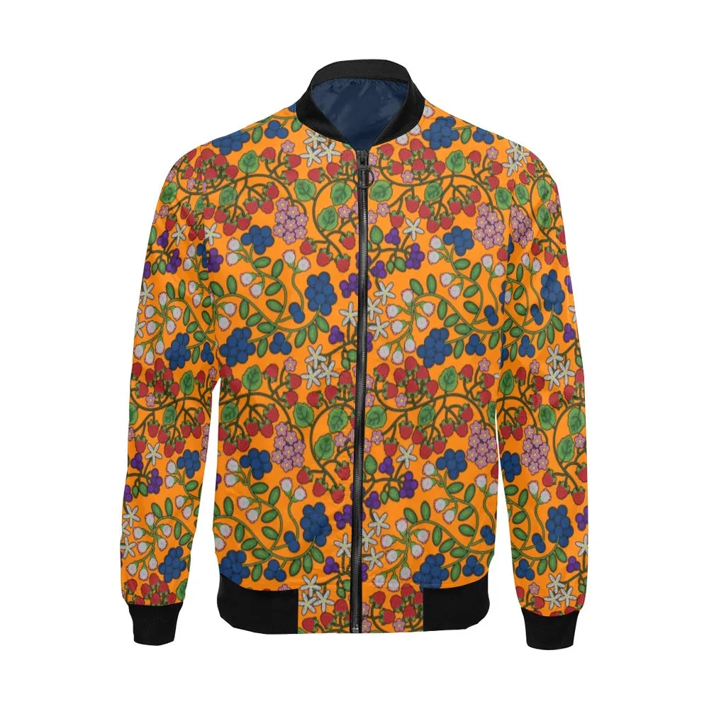 Takwakin Harvest Carrot All Over Print Bomber Jacket for Men