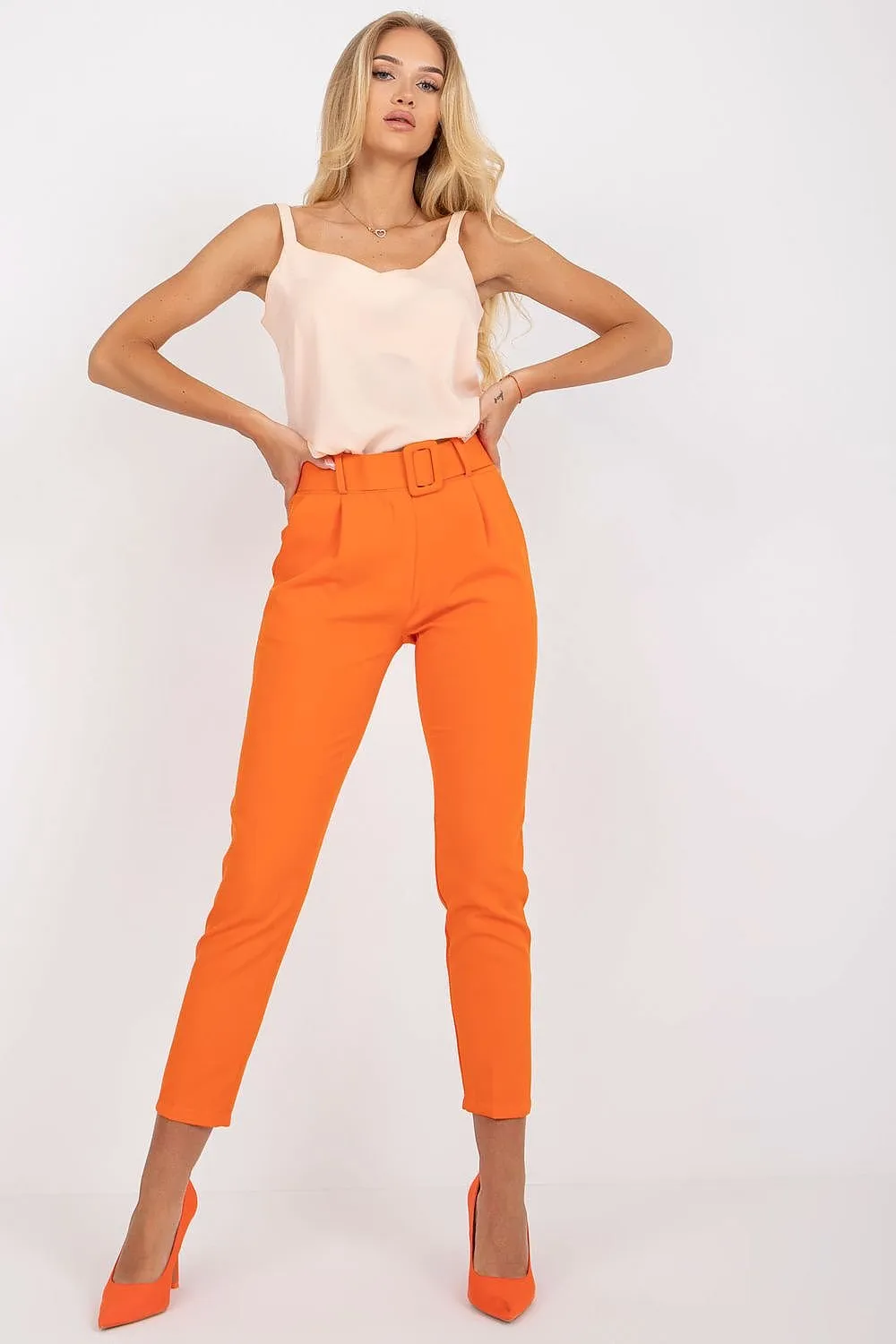 TEEK - Belted Pleat Trousers