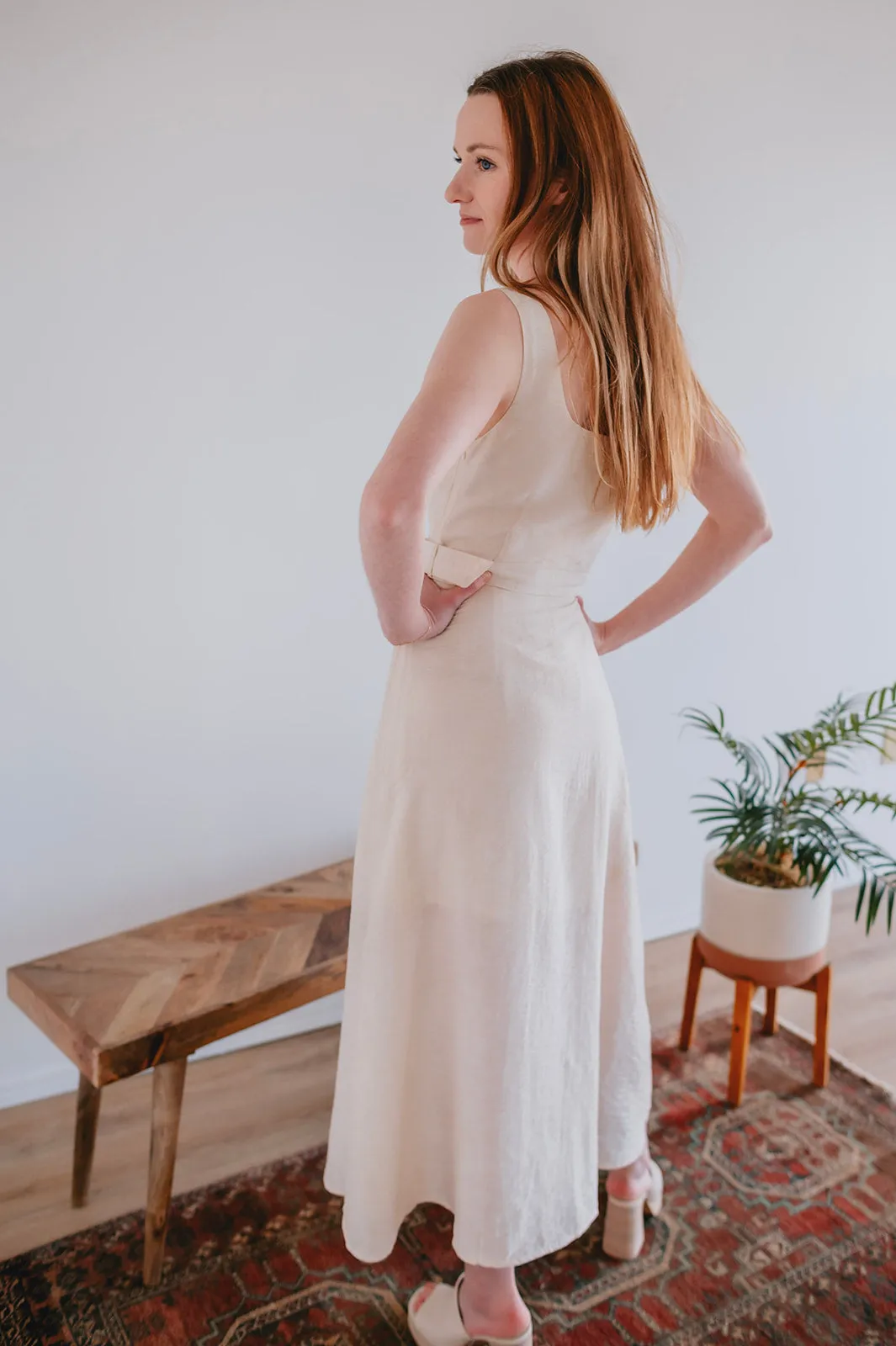 The Alisa Dress by FRNCH - Beige