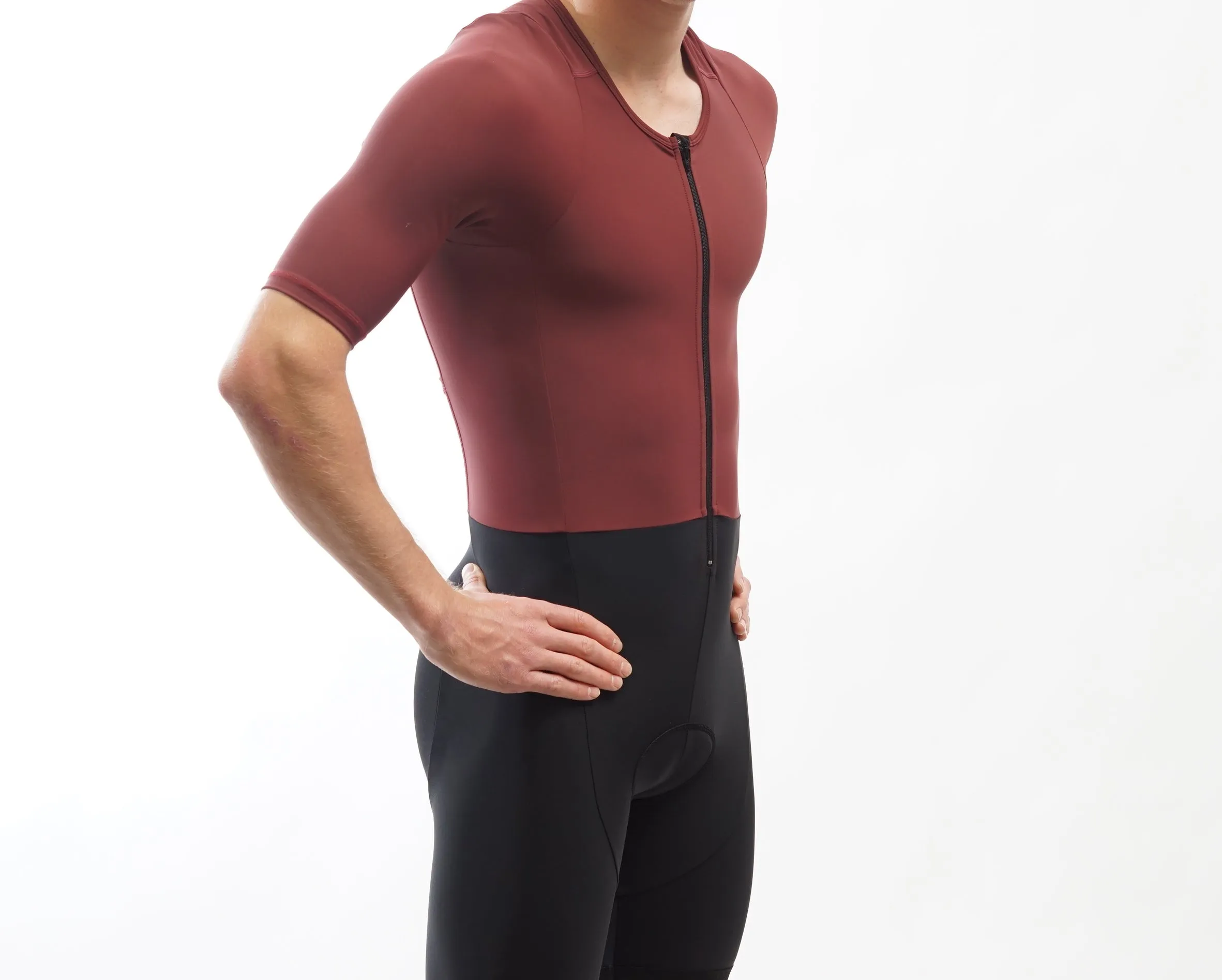 The Burgundy Tri Suit