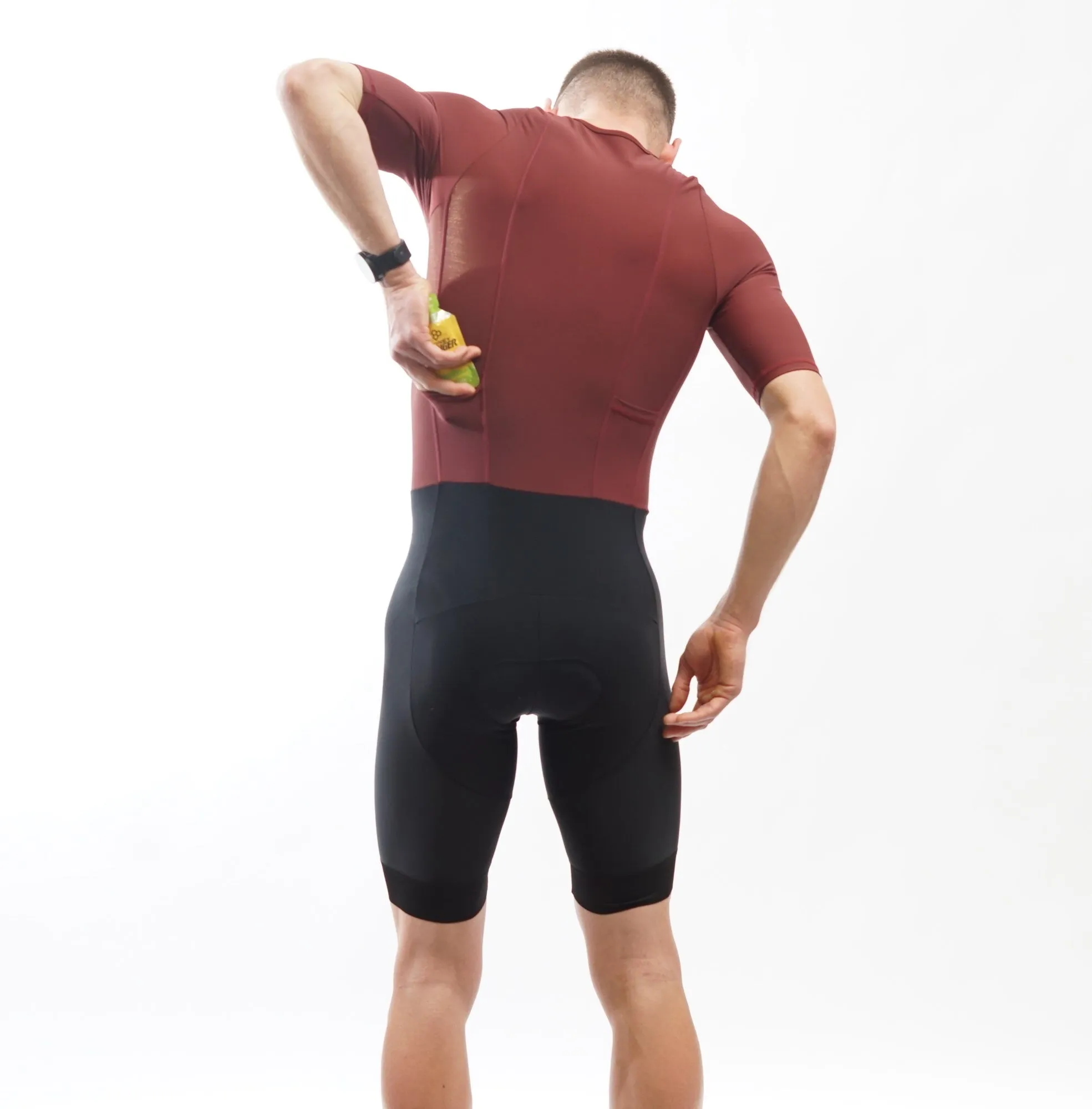 The Burgundy Tri Suit