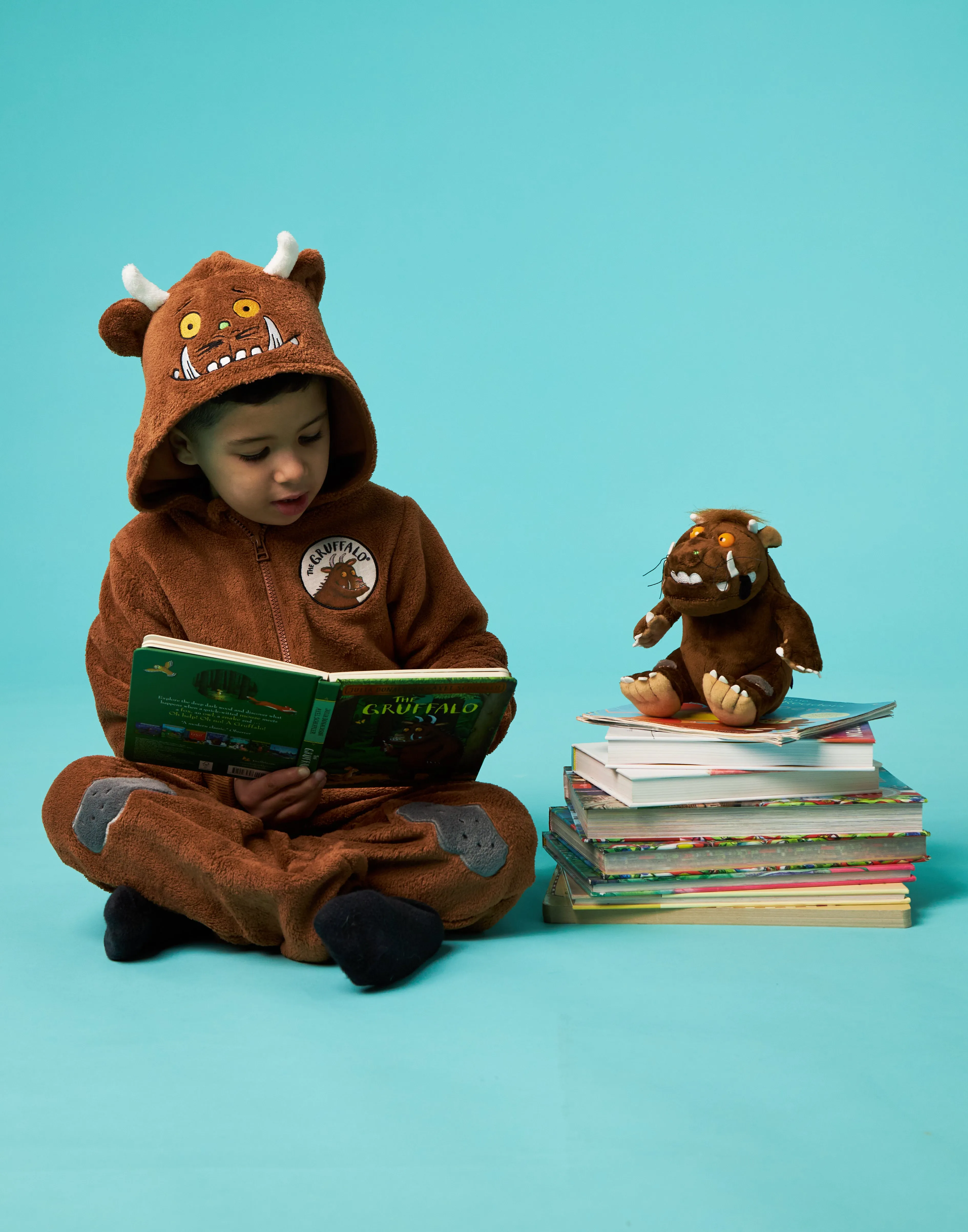 The Gruffalo Children's Unisex Brown Onesie