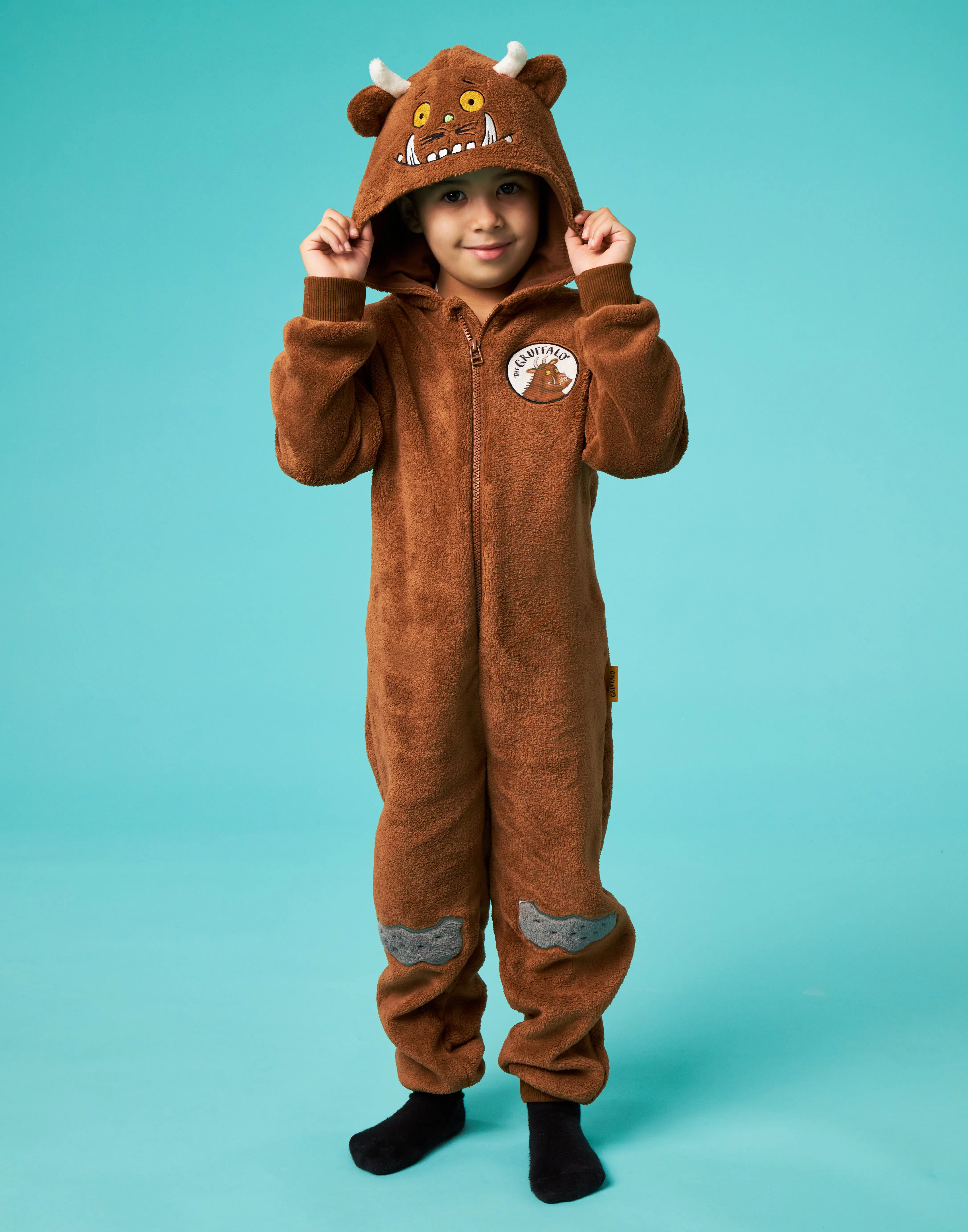 The Gruffalo Children's Unisex Brown Onesie