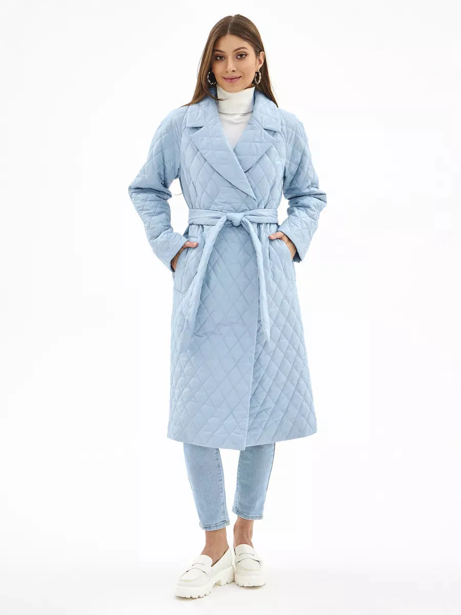 Trench Coat Women Blue