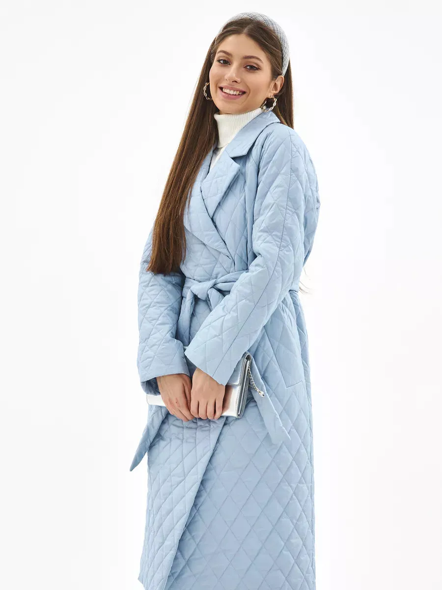 Trench Coat Women Blue