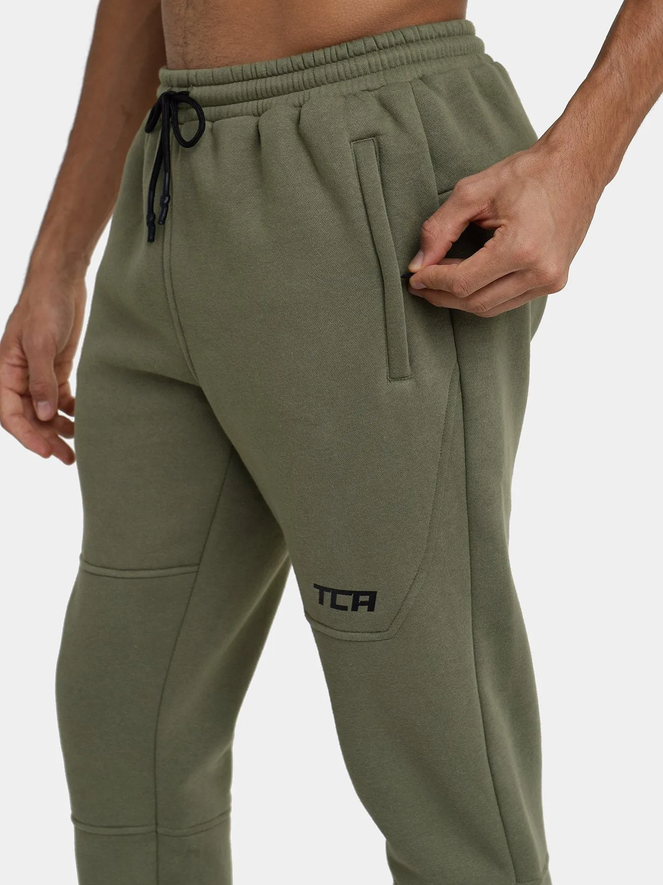 Utility Joggers Trackpant For Men With Side & Back Zip Pockets