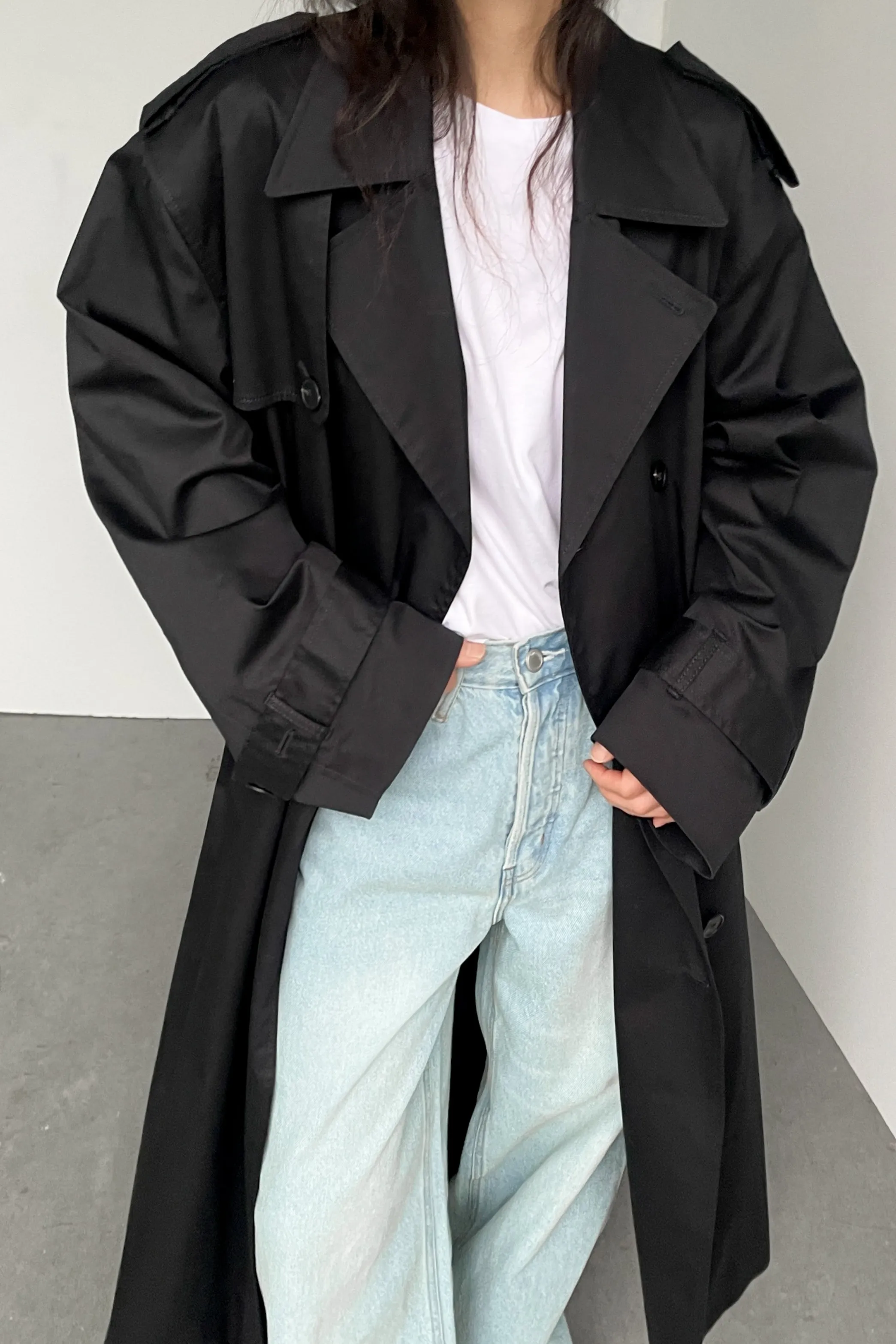 WATER REPELLENT COTTON TRENCH COAT