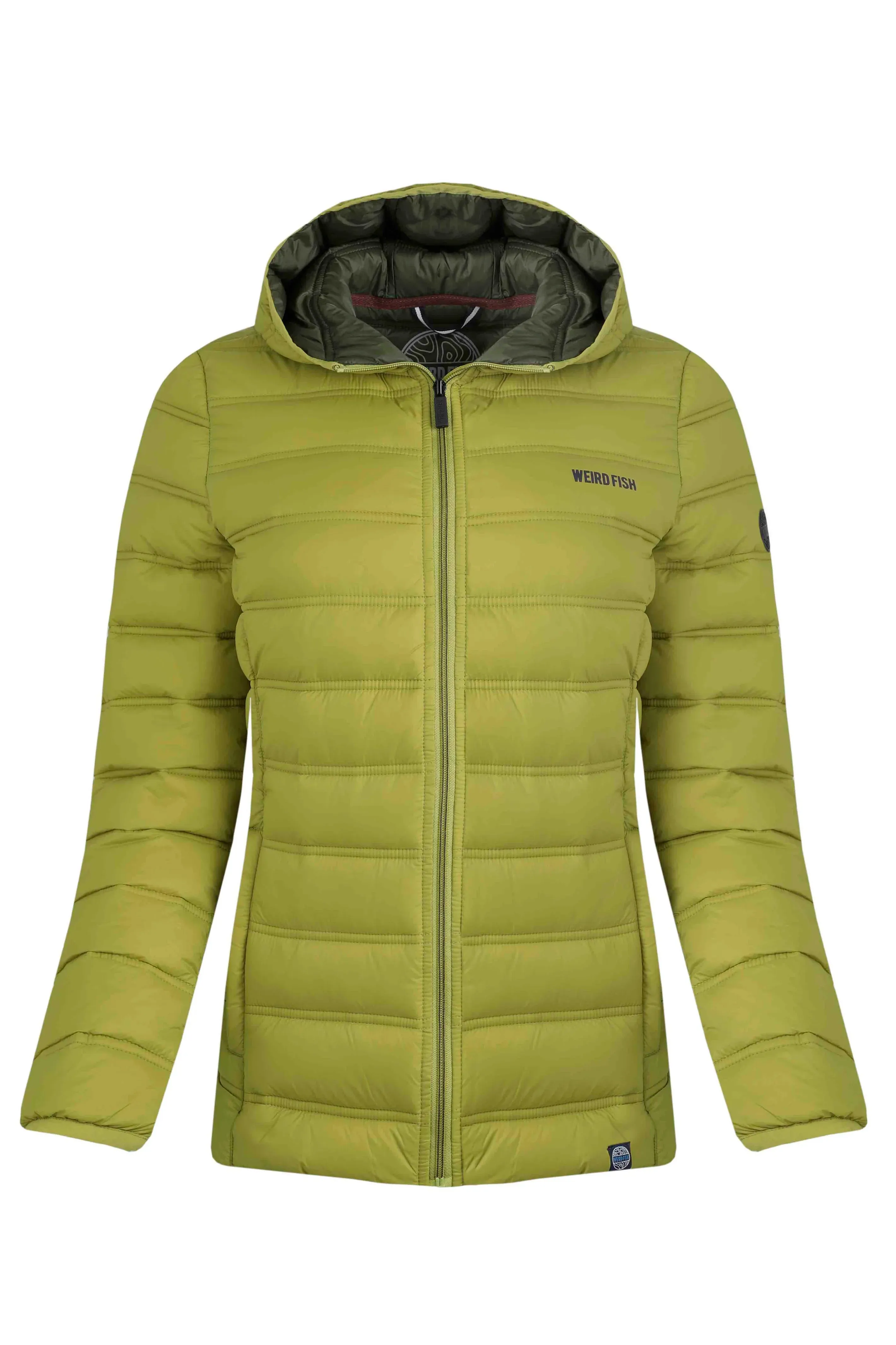 Weird Fish 20 Green Eshka Lightweight Padded Jacket