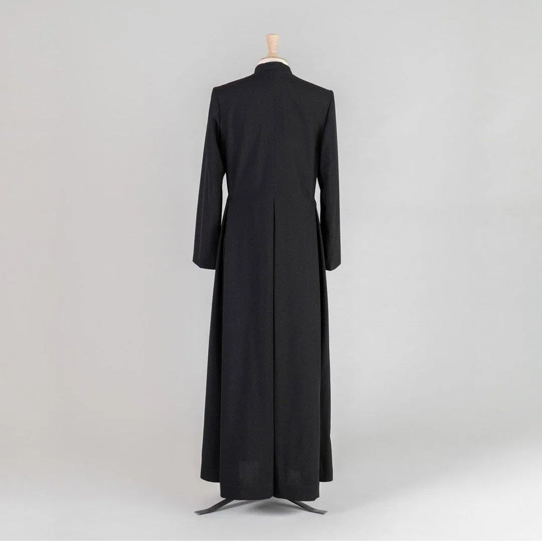 Women's Custom Double-Breasted Cassock in 120s Merino Wool