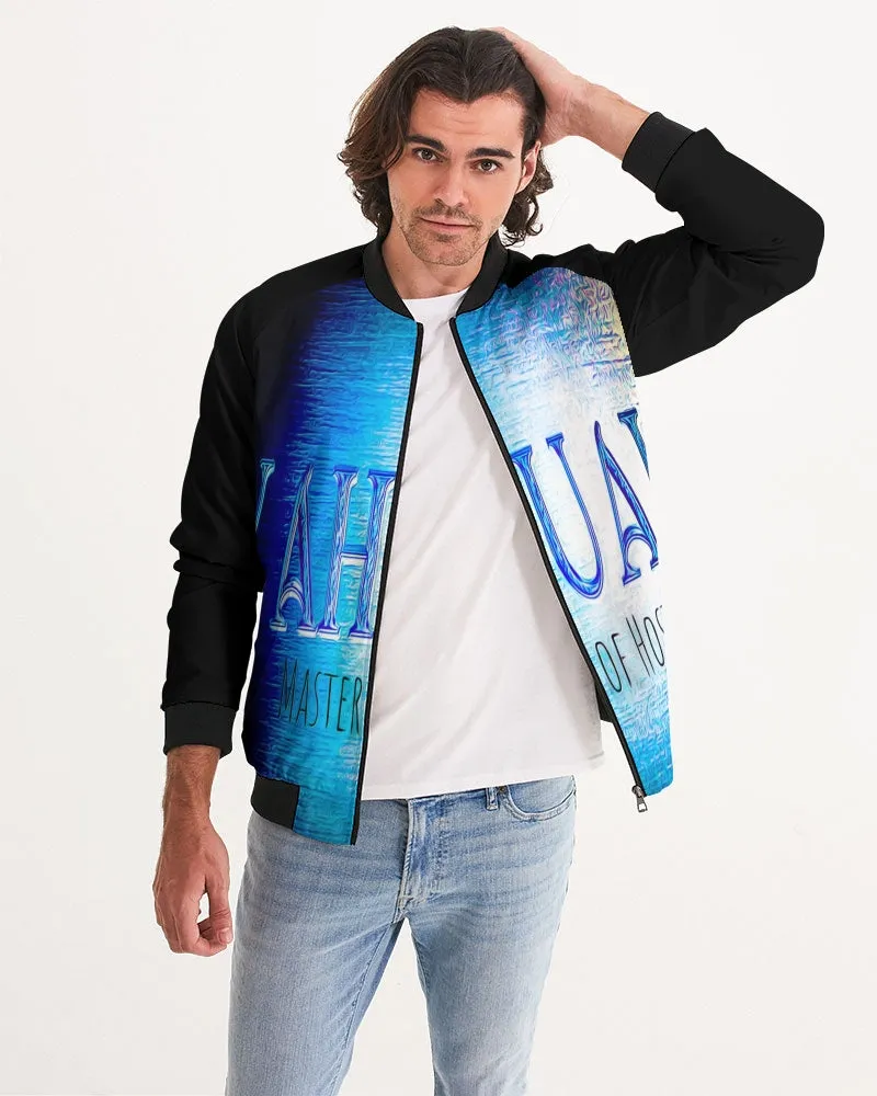 Yahuah-Master of Hosts 01-01 Men's Designer Lightweight Bomber Jacket